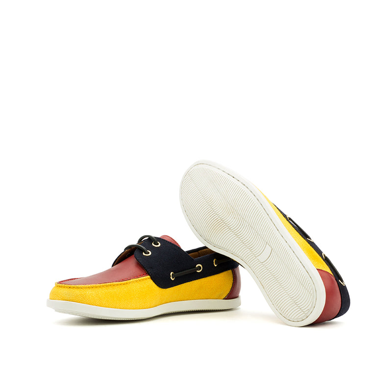 Red and Yellow Boat Shoe