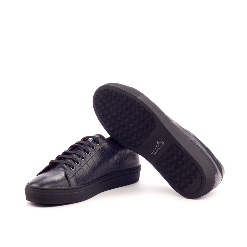Sole Sneaker - Croco Black